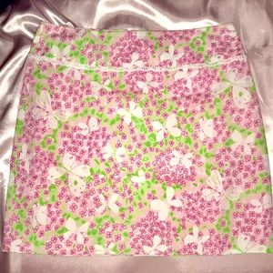 Lilly Pulitzer Pink Gossip Skirt. Size 2. NEW.